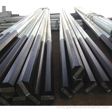 Philippines Galvanized Nea Standard Distribution Steel Pole